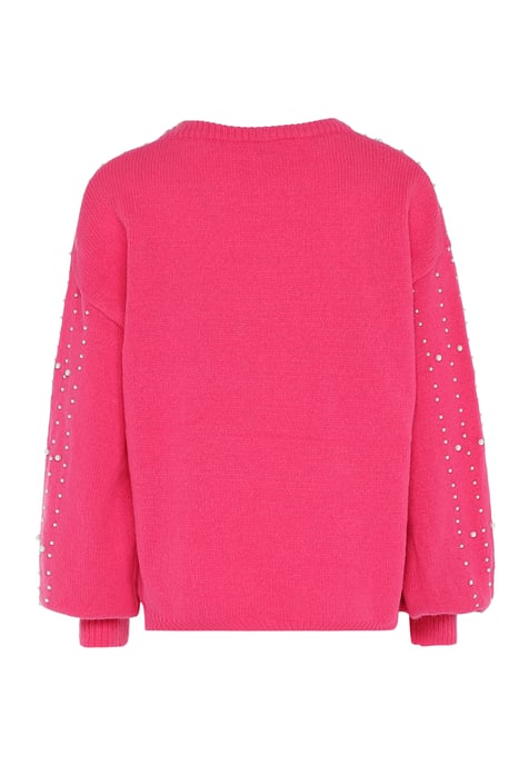 Faina Pullover mit Perlen Damen Rosa - Image 2