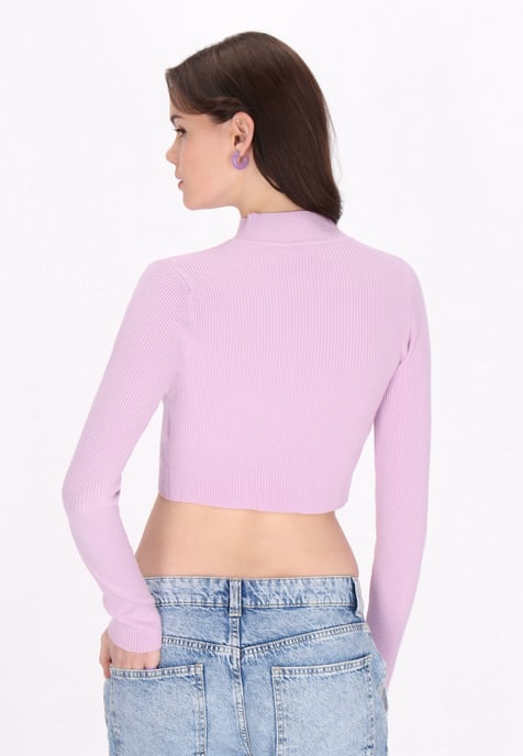 Mymo Pullover Frauen hellviolett - Image 4