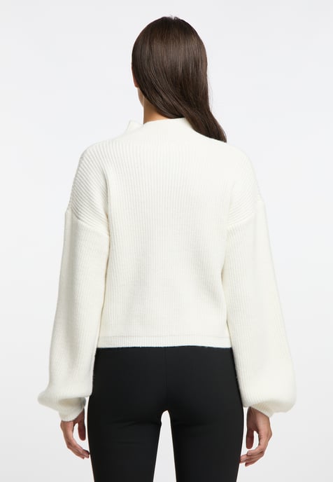 RISA Strickpullover Damen weiss - Image 4