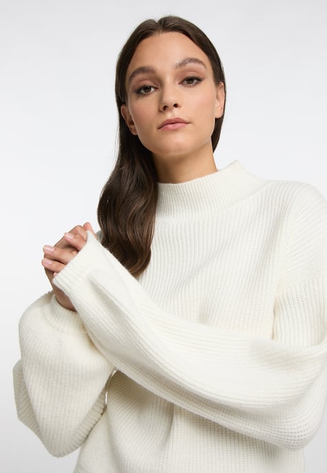 RISA Strickpullover Damen weiss - Image 5
