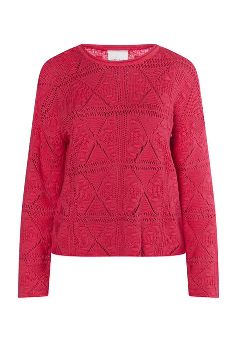 IZIA Strickpullover Damen Rosa - Image 1
