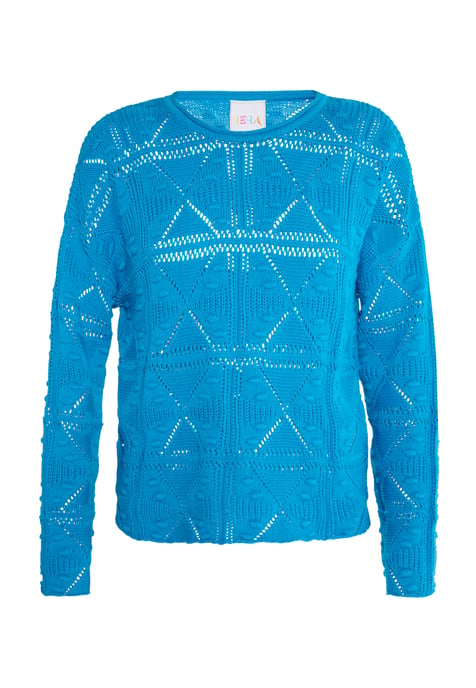 IZIA Strickpullover Damen türkis - Image 1