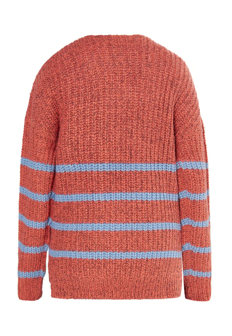 usha Strickpullover Damen Vintage Rot - Image 2
