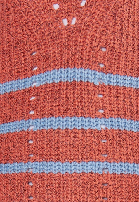 usha Strickpullover Damen Vintage Rot - Image 3