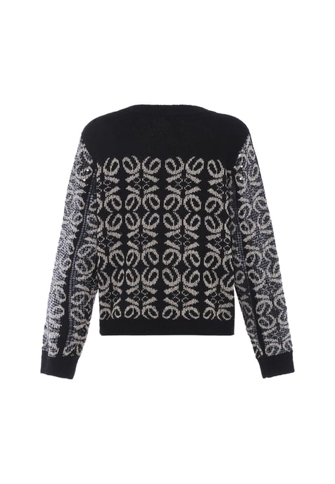 Faina Strickpullover mit Pailletten Damen schwarz - Image 2