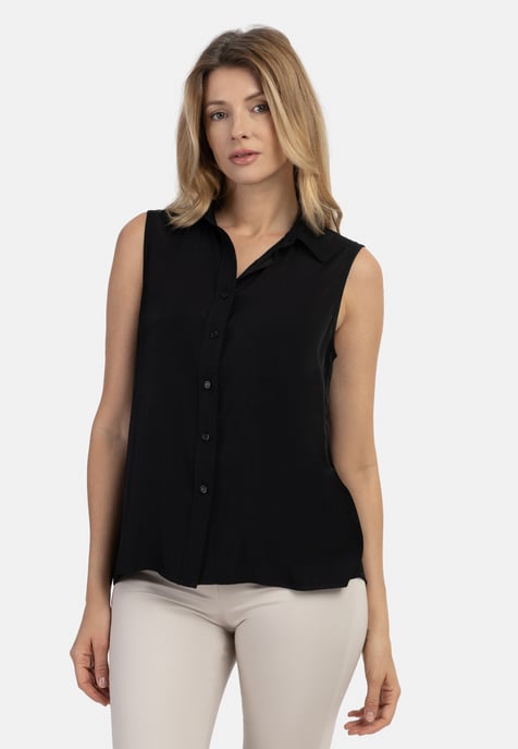 usha Blusentop Damen schwarz - Image 3