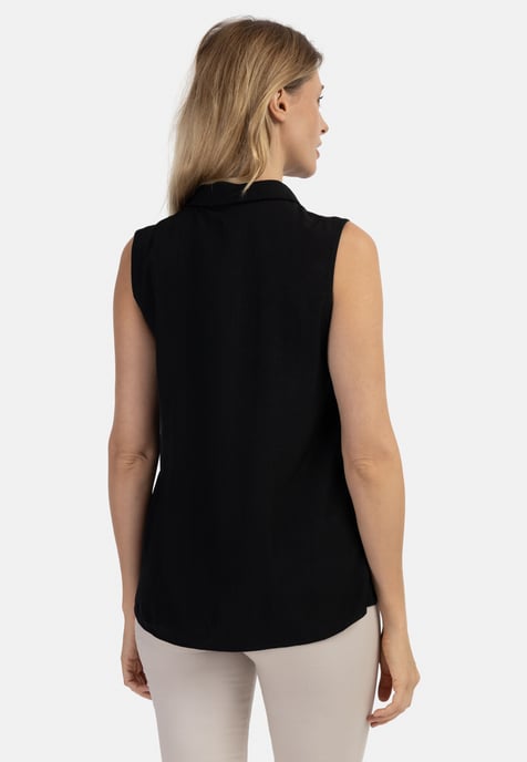 usha Blusentop Damen schwarz - Image 4