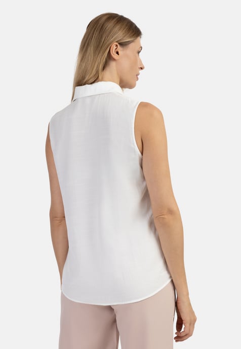 usha Blusentop Damen Wollweiß - Image 4