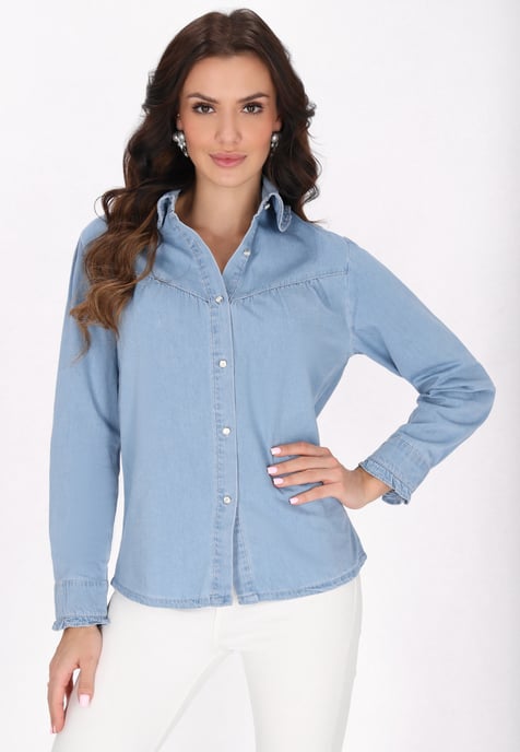 Faina Hemd Frauen Blau - Image 3