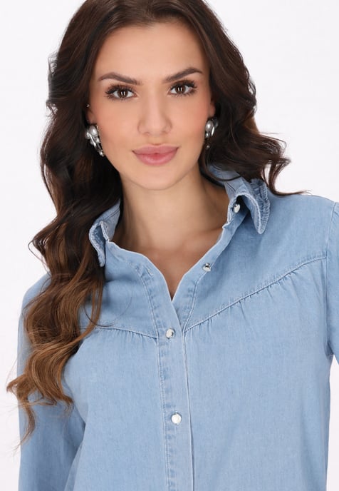 Faina Hemd Frauen Blau - Image 5