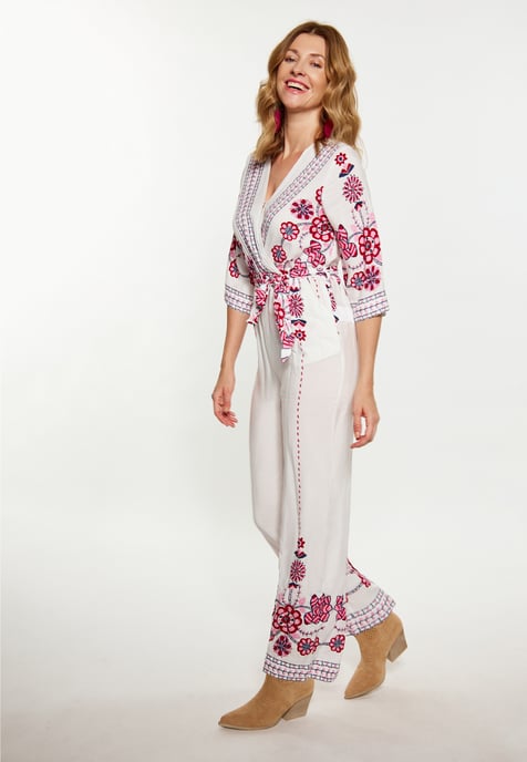 usha Overall Damen Weiss Mehrfarbig - Image 3