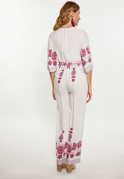 usha Overall Damen Weiss Mehrfarbig - Image 4