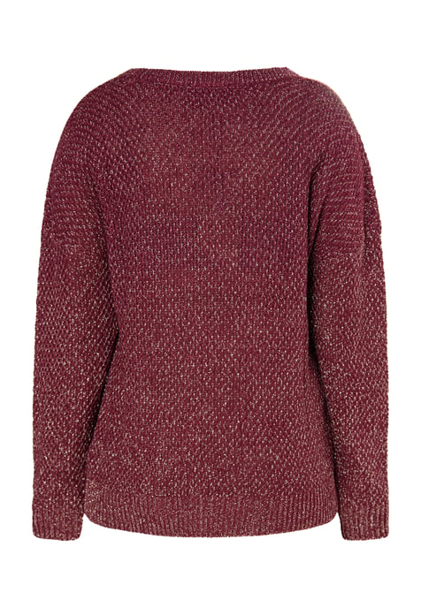 usha Strickpullover Damen weinrot - Image 2