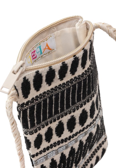IZIA Handytasche Damen schwarz-wollweiß - Image 4