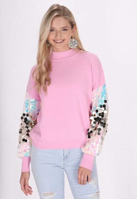 IZIA Pullover Damen verdammt rosa - Image 3