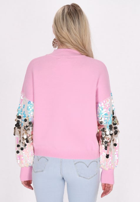 IZIA Pullover Damen verdammt rosa - Image 4