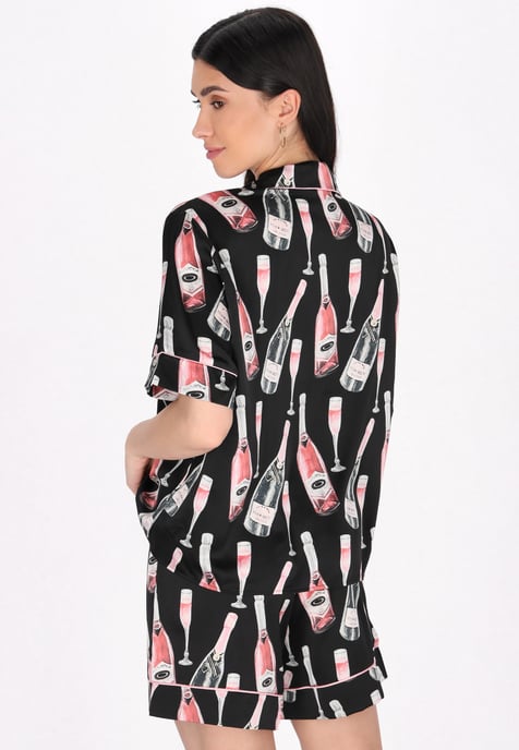 Faina Nachtwäsche Frauen schwarz mehrfarbig - Image 4
