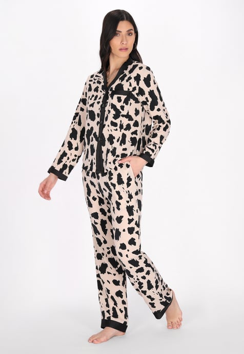 Faina Nachtwäsche Frauen beige,schwarz - Image 3