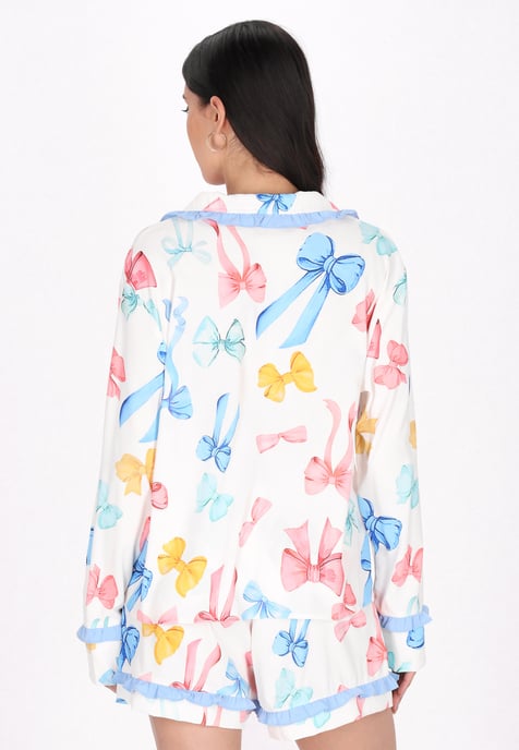 Faina Nachtwäsche Frauen Himmelblau - Image 4