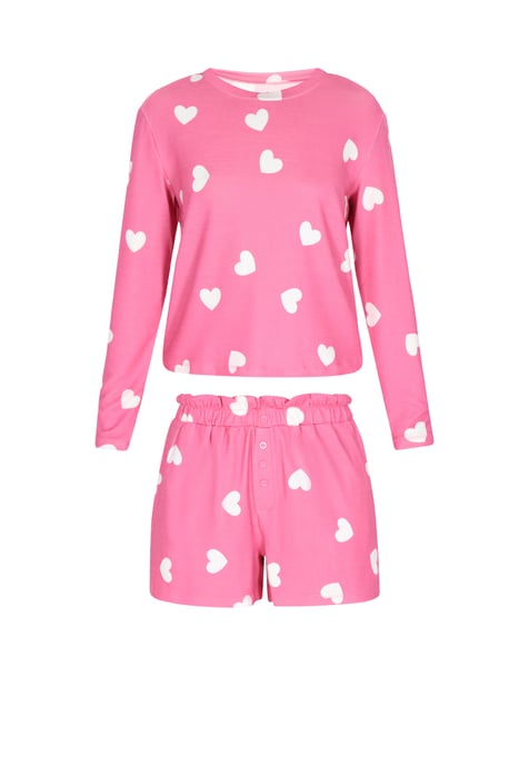 Faina Loungewear Frauen rosa weiß - Image 1