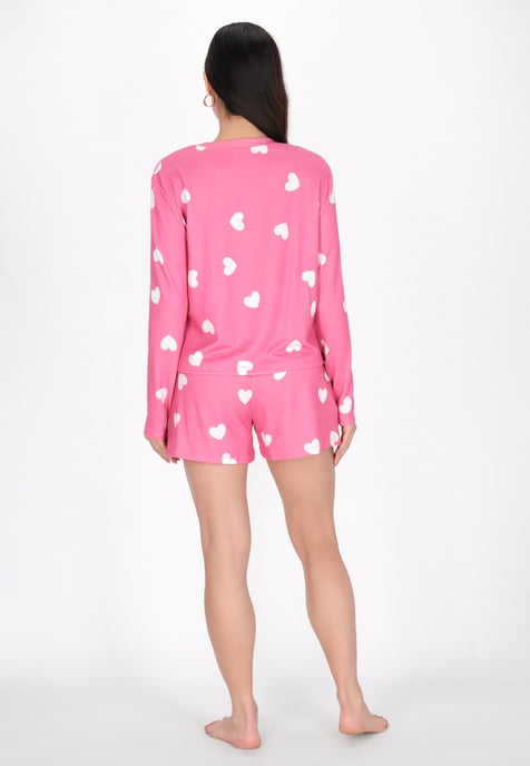 Faina Loungewear Frauen rosa weiß - Image 4