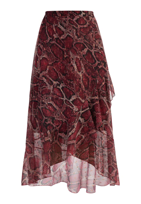 Faina Midirock Damen rot schlange - Image 1
