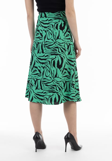 Faina Midirock Damen Grün Schwarz - Image 4