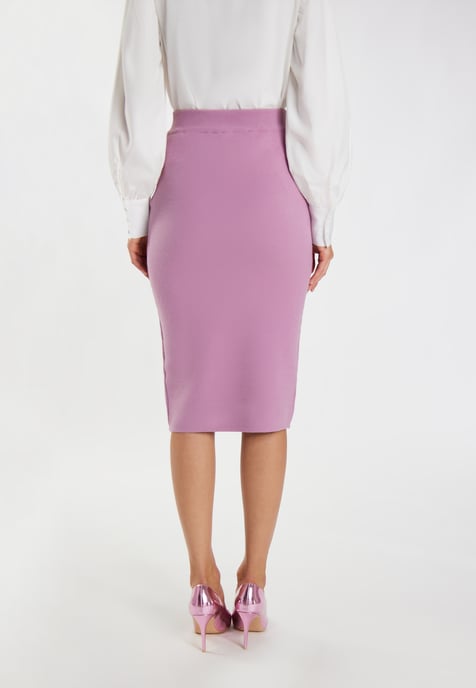 Faina Strick Midirock Damen Mauve - Image 4
