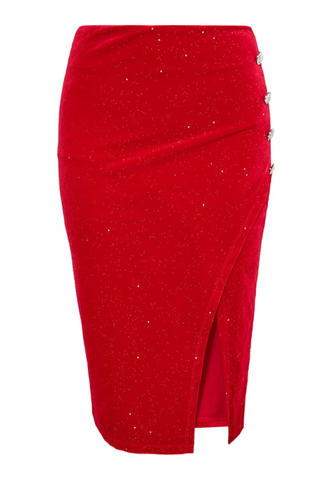 Faina Samtrock mit Glitzer Damen verrotten - Image 1