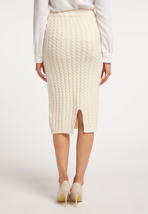 Faina Strickrock Damen Champagnerr - Image 4