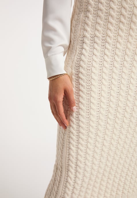 Faina Strickrock Damen Champagnerr - Image 5
