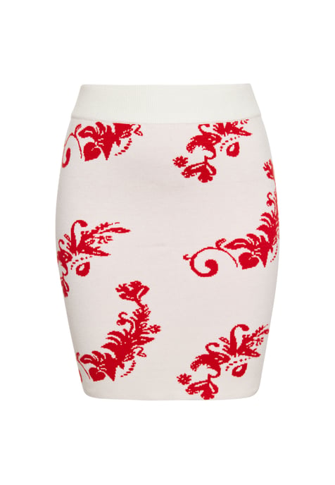 IZIA Felsen Damen Wollweiss Rot - Image 1