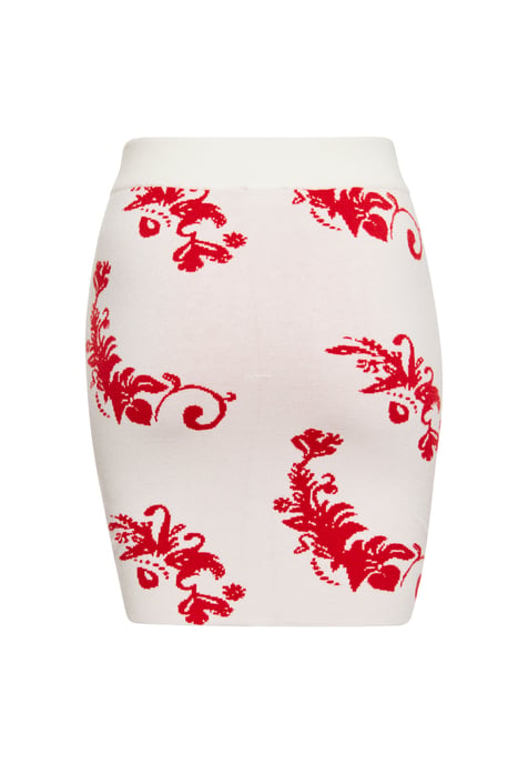 IZIA Felsen Damen Wollweiss Rot - Image 4