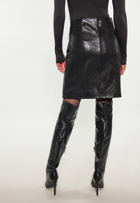 Faina Felsen Damen Schlange Schwarz - Image 4