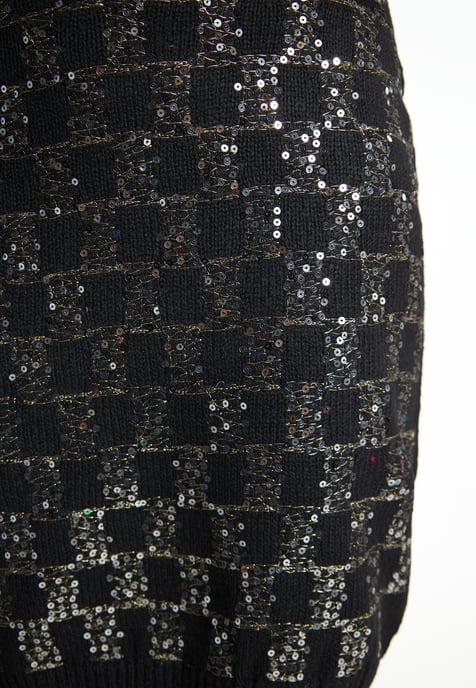 Faina Strick-Minirock Damen schwarz - Image 5