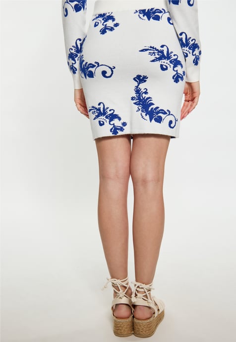 IZIA Felsen Damen Wollweiss Blau - Image 5