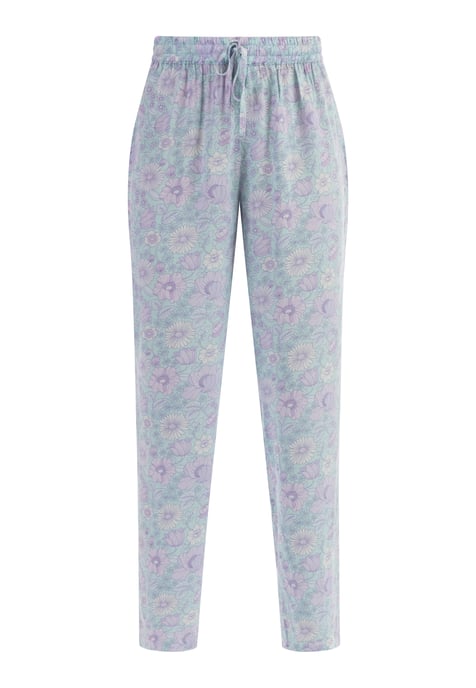 usha Stoffhose Damen Türkis Mehrfarbig - Image 1