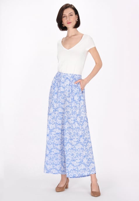 usha Hose Frauen blau weiß - Image 2