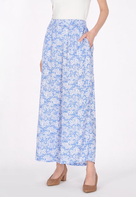 usha Hose Frauen blau weiß - Image 3
