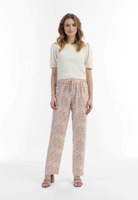 usha Stoffhose Damen Blau Mehrfarbig - Image 2