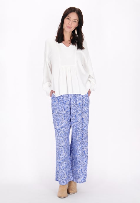 usha Hose Frauen blau weiß - Image 2