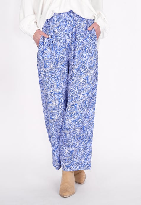 usha Hose Frauen blau weiß - Image 3