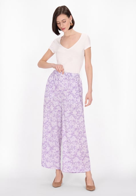 usha Hose Frauen lila weiß - Image 2