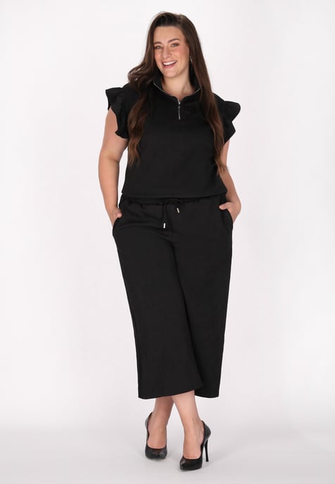 Faina Hose Damen Schwarz - Image 2