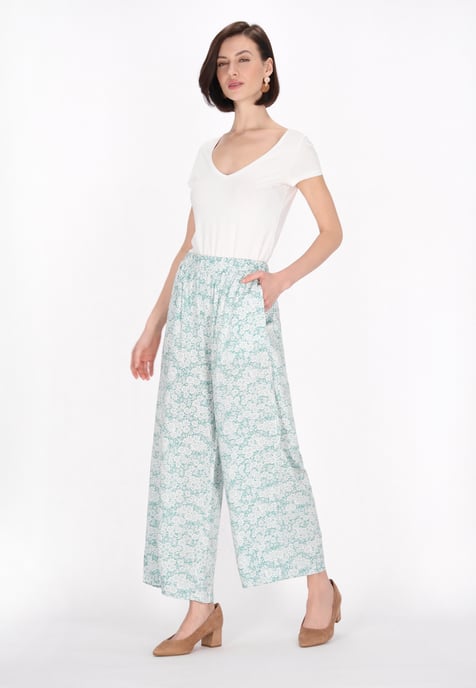 usha Hose Frauen türkis weiß - Image 2