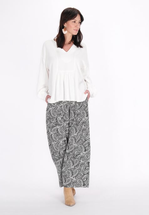 usha Hose Frauen schwarz-weiß - Image 2