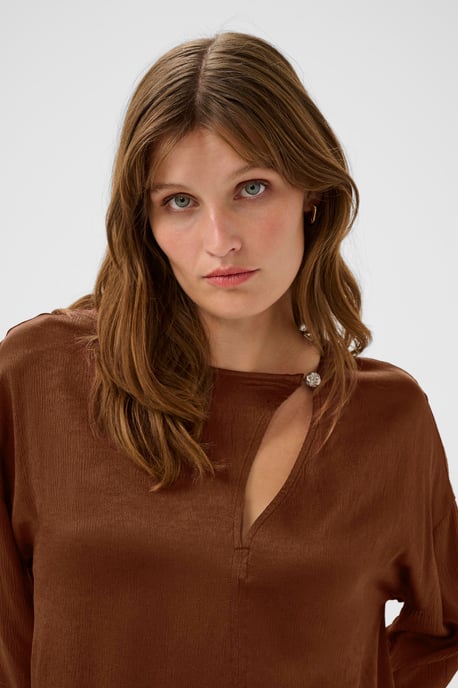 Kurzarm-Bluse SLMirabella Kurzarm-Bluse Lockere Passform - Image 3