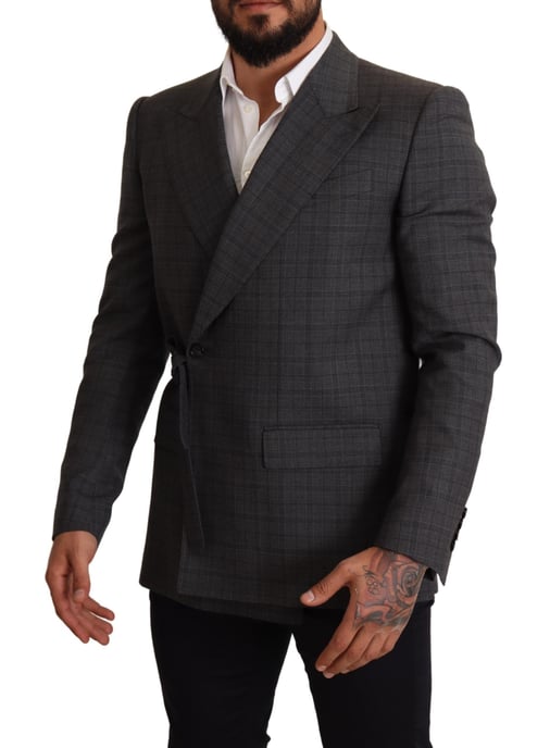 Wickel-Blazer im Karodesign - Image 2