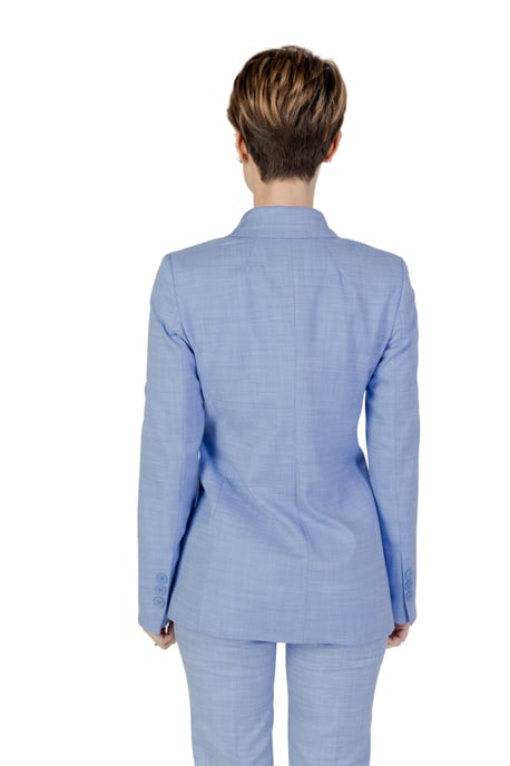 Doppelreihiger Blazer Hellblau - Image 2