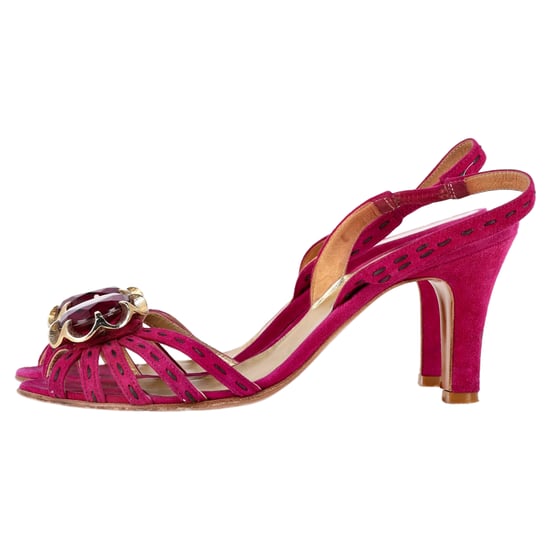 Marc Jacobs Slingback-Sandalen aus pinkem Wildleder - Image 5